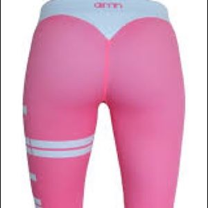 Aimn leggings pink size S